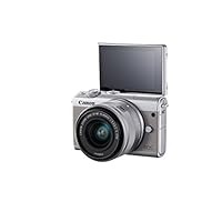 Canon EOS M100 Kit (EF-M15-45 IS STM) Mirrorless Camera, Black